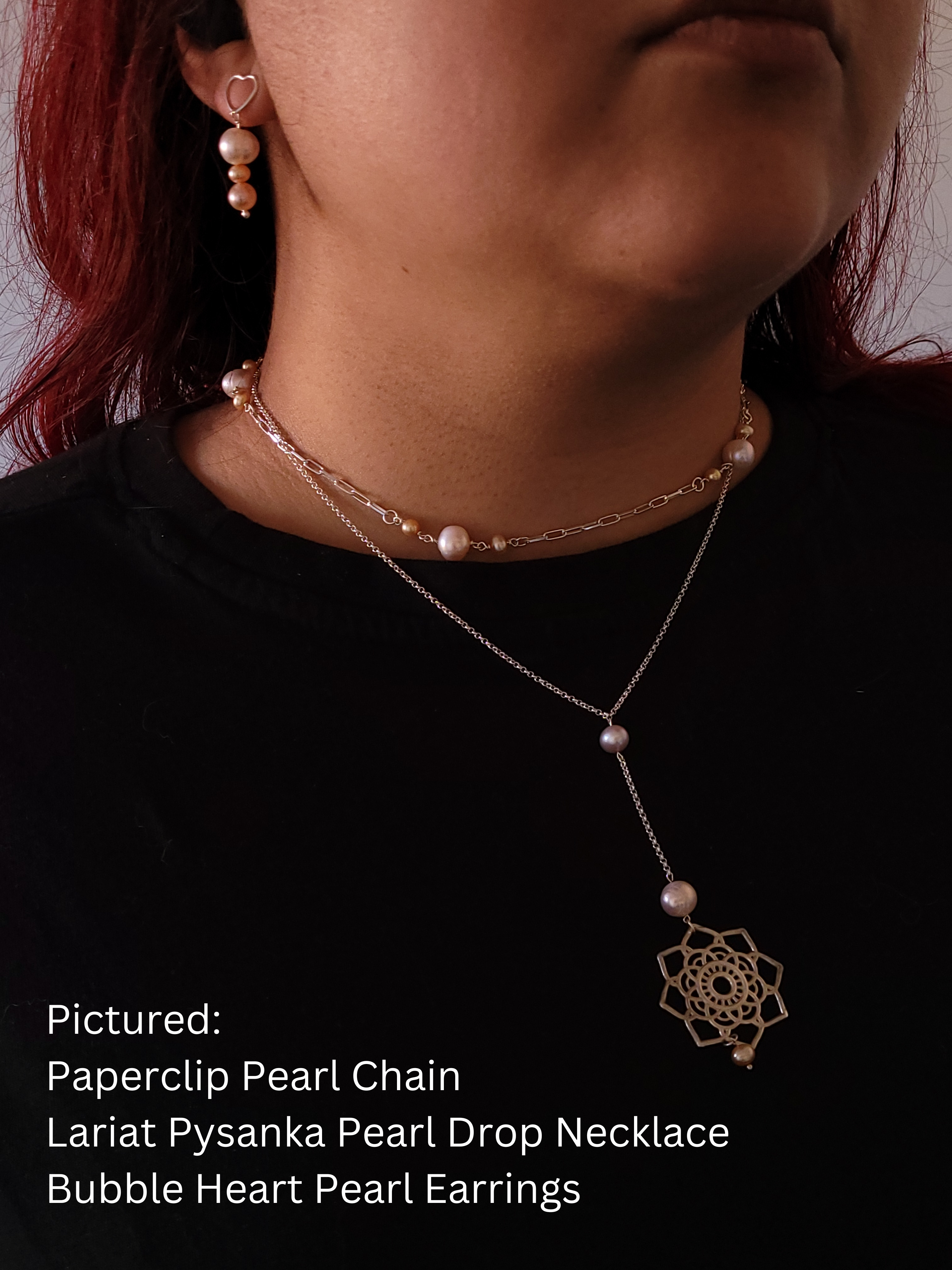 Paperclip Pearl Chain