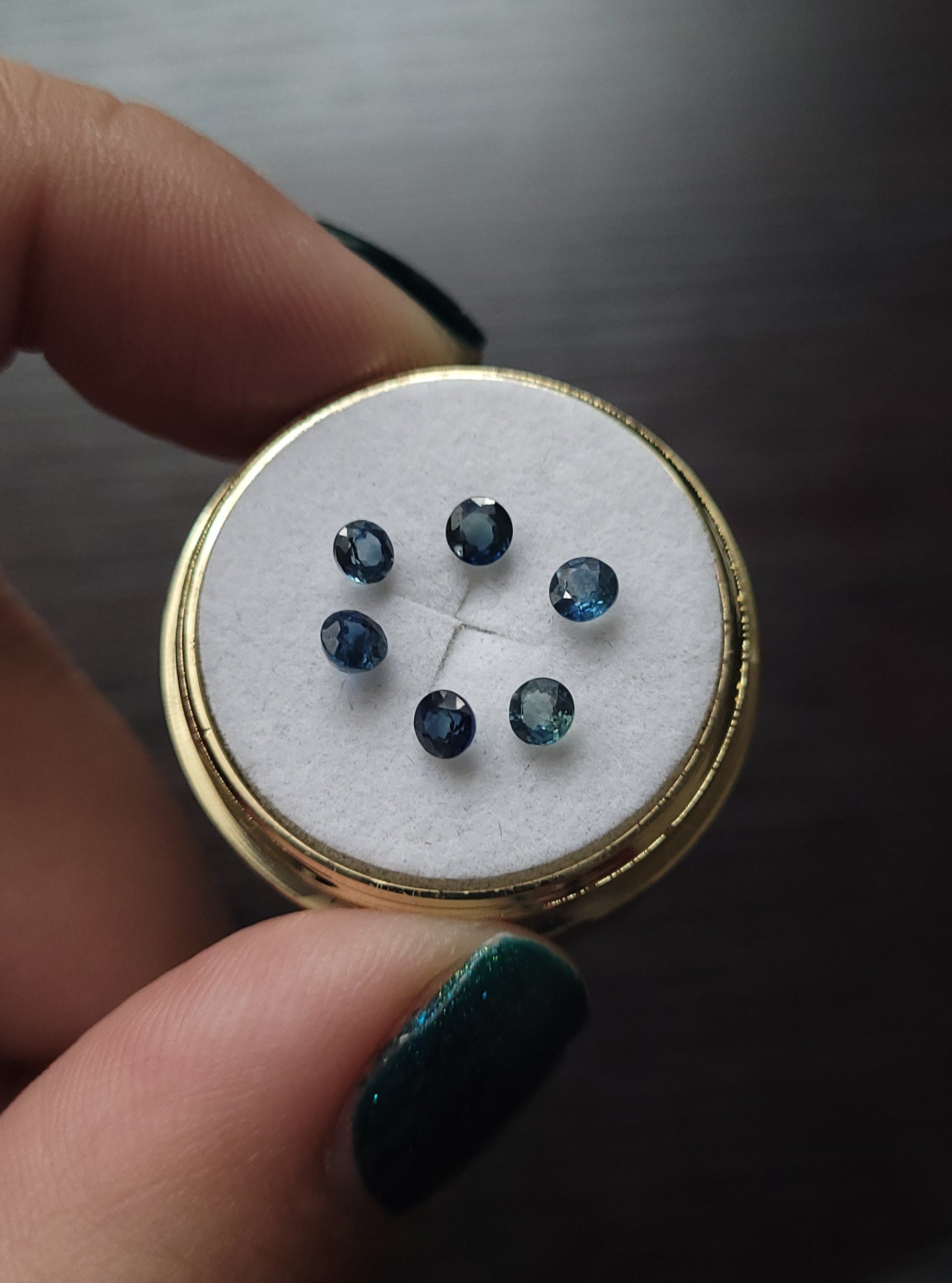 Forget Me Not Ring OOAK