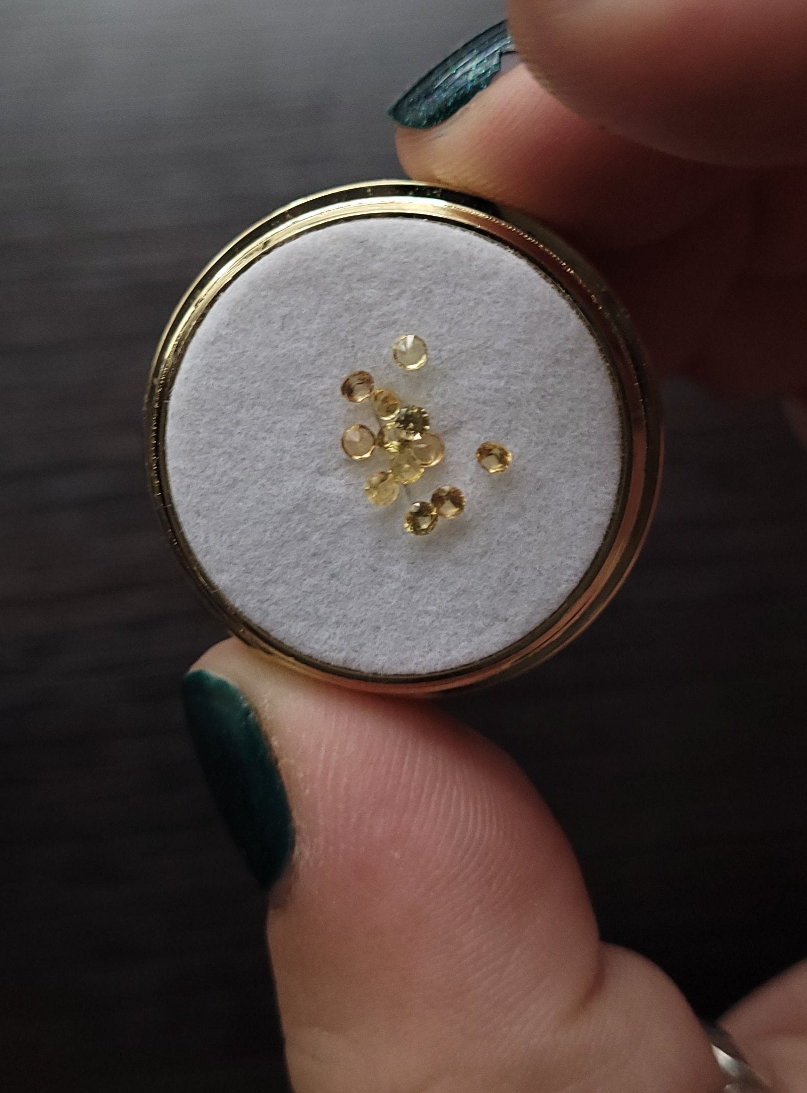 Forget Me Not Ring OOAK