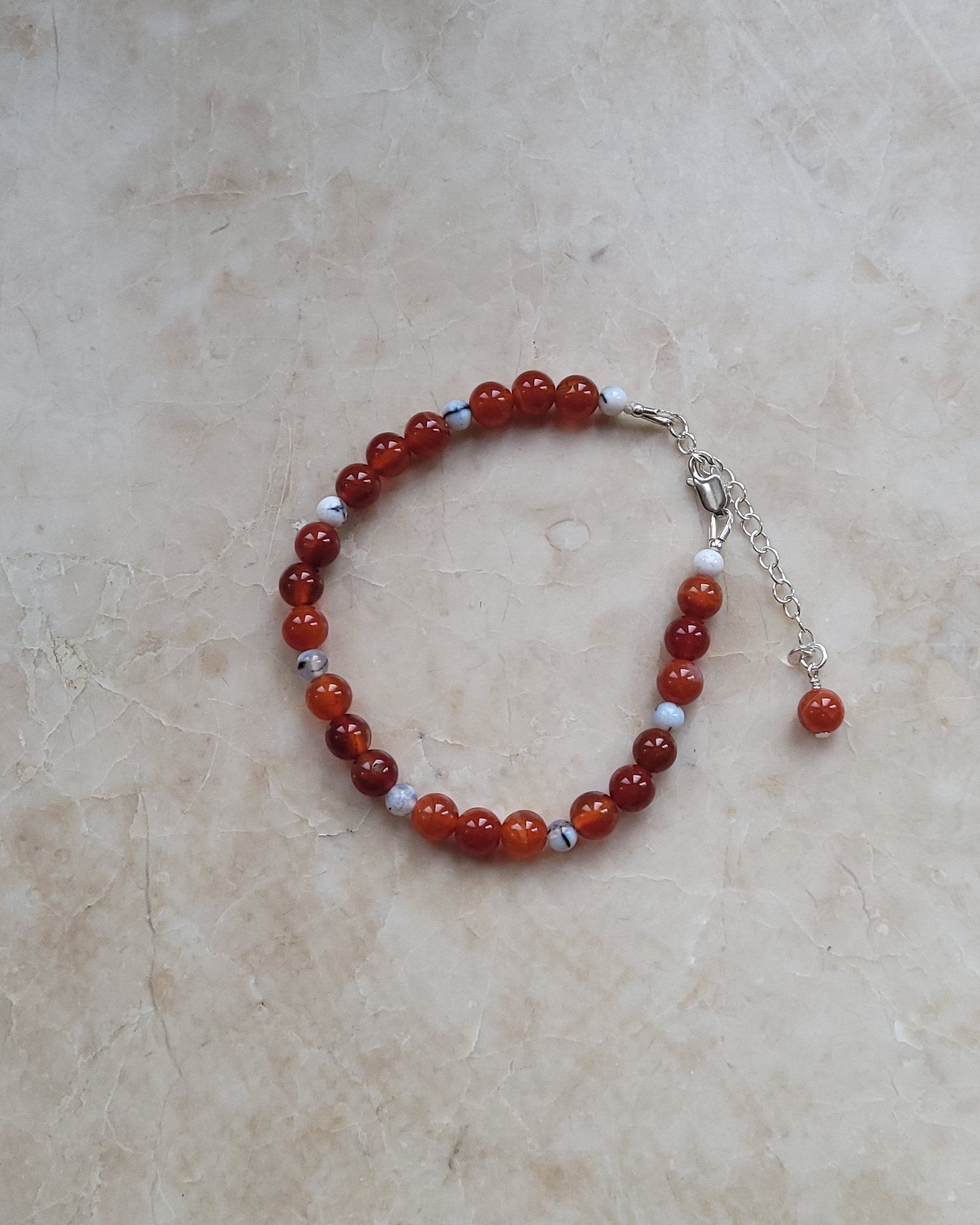 Fire Agate Bracelet