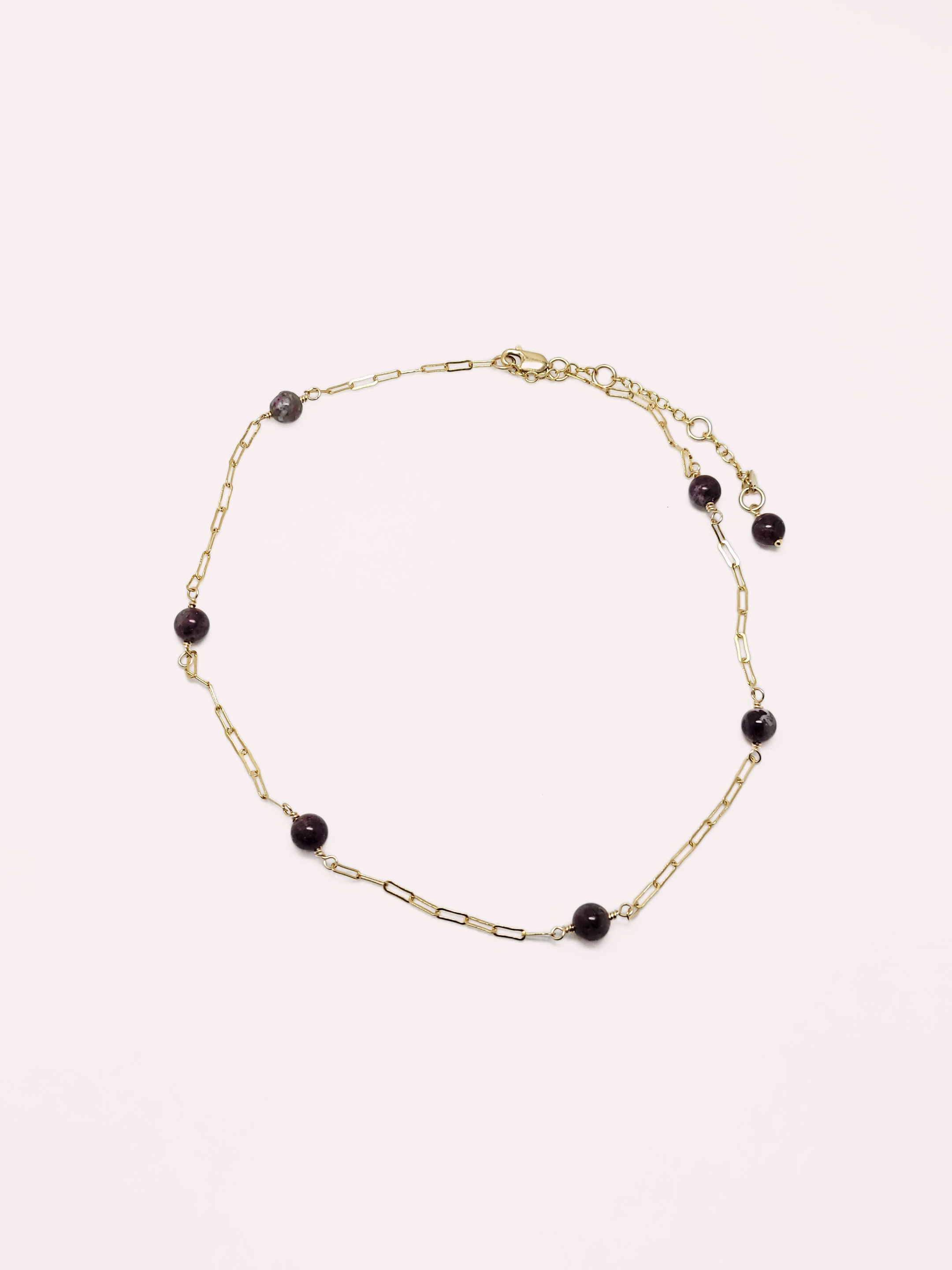 Paperclip Tourmaline Necklace