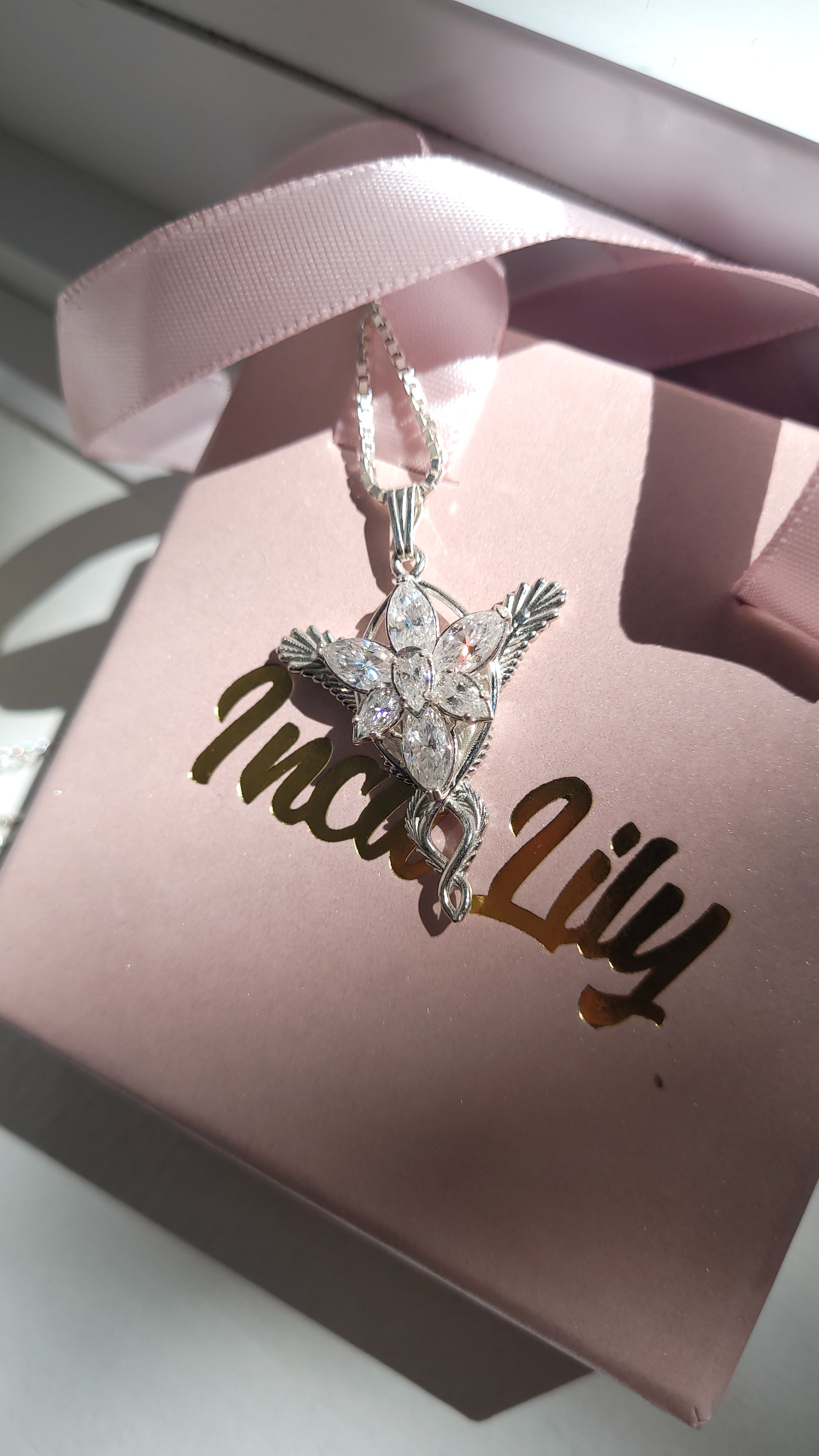A custom necklace made by Inca Lily in Mississauga