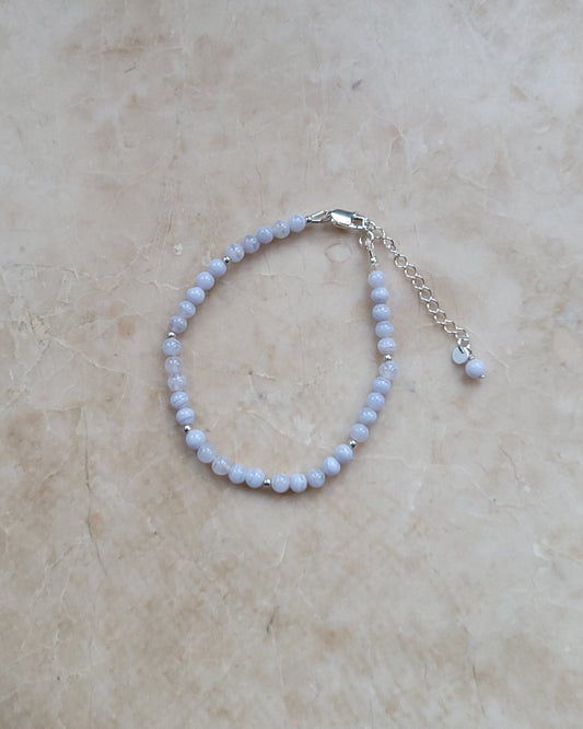 Blue Lace Agate Bracelet