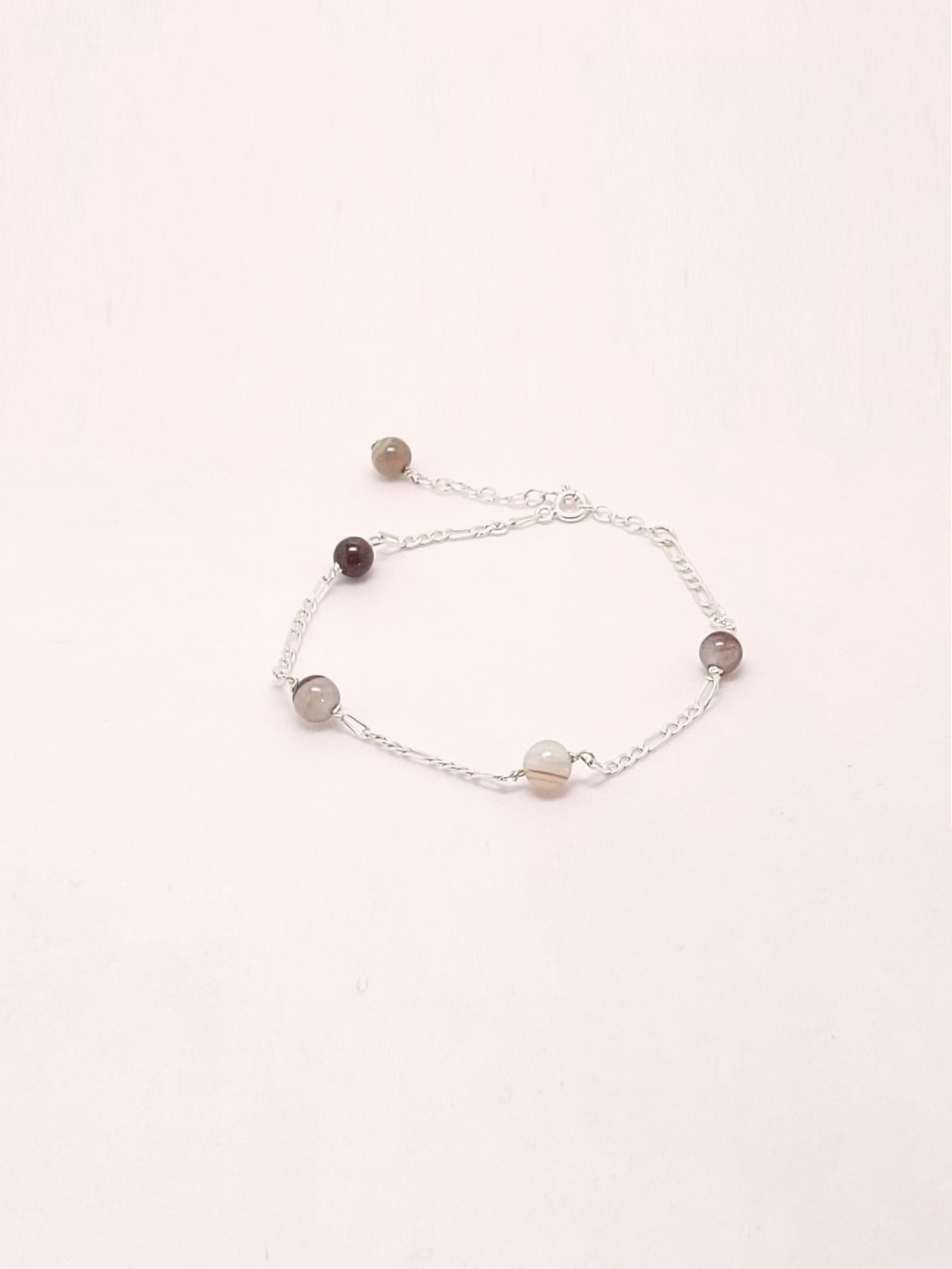 Figaro Agate Bracelet