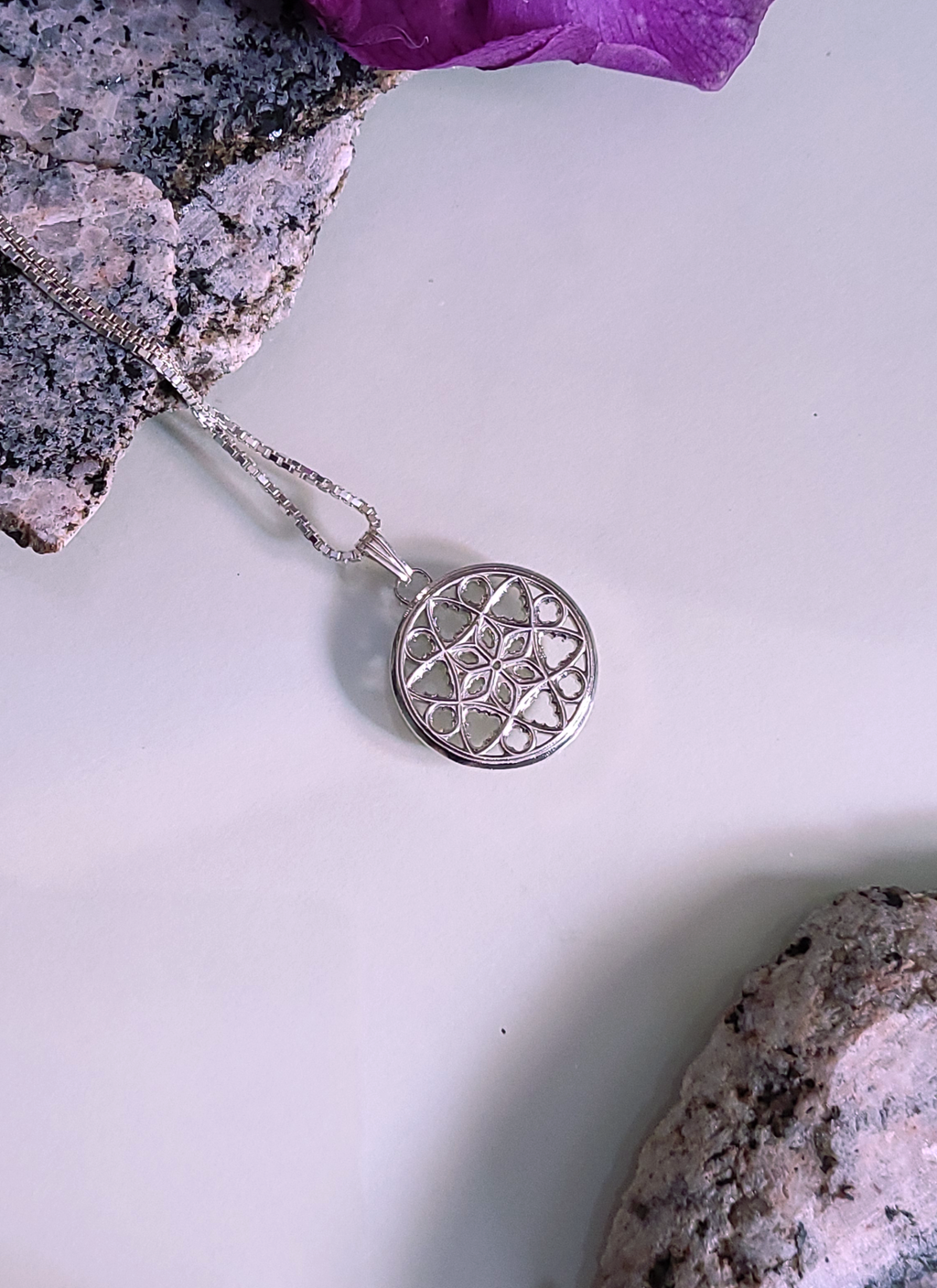 Cathedral Rose Necklace