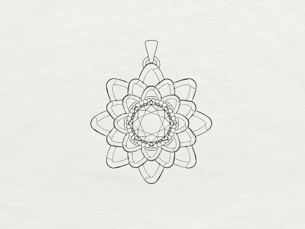 Dahlia Pendant