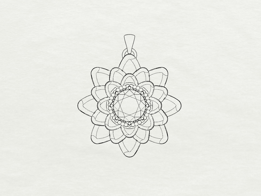 Dahlia Pendant