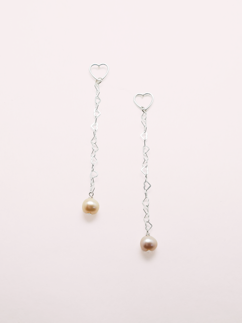 Cascading Bubble Heart Earrings