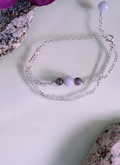 Layered Blue Figaro Bracelet