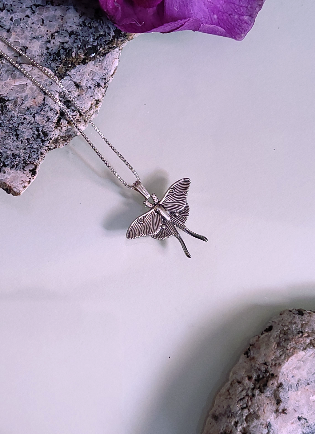 Luna Moth Necklace