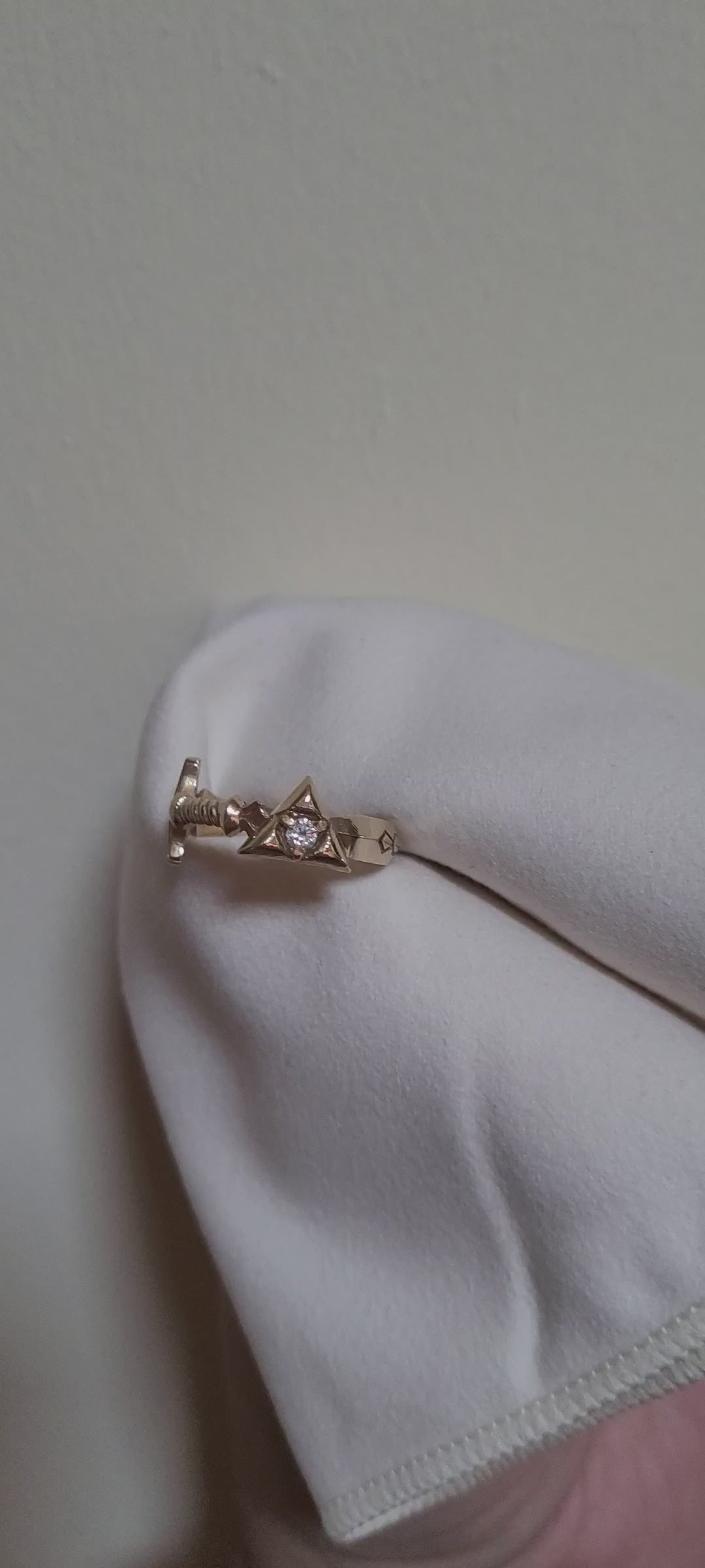 White Goddess Sword Ring